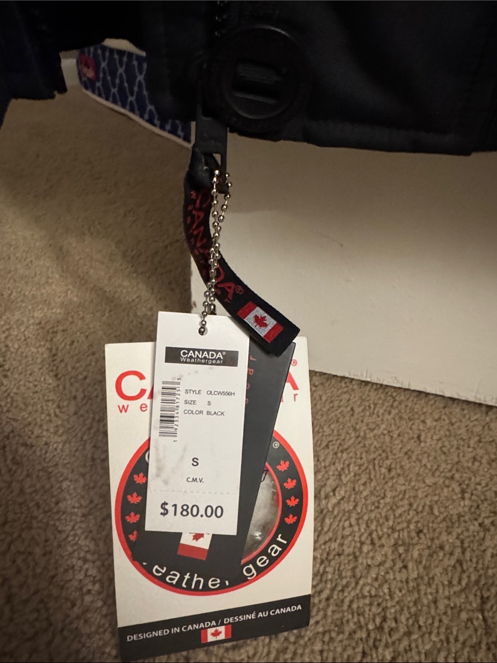 Canada Goose Women's Black Hooded Puffer Jacket with Fur Trim - Picture 9 of 15